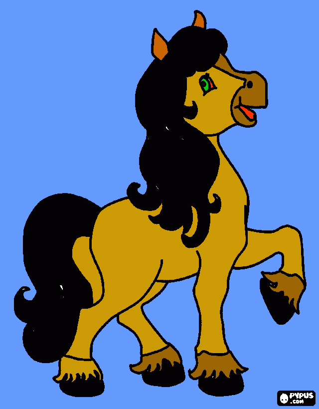 Omalovánka Koníček pro maminku