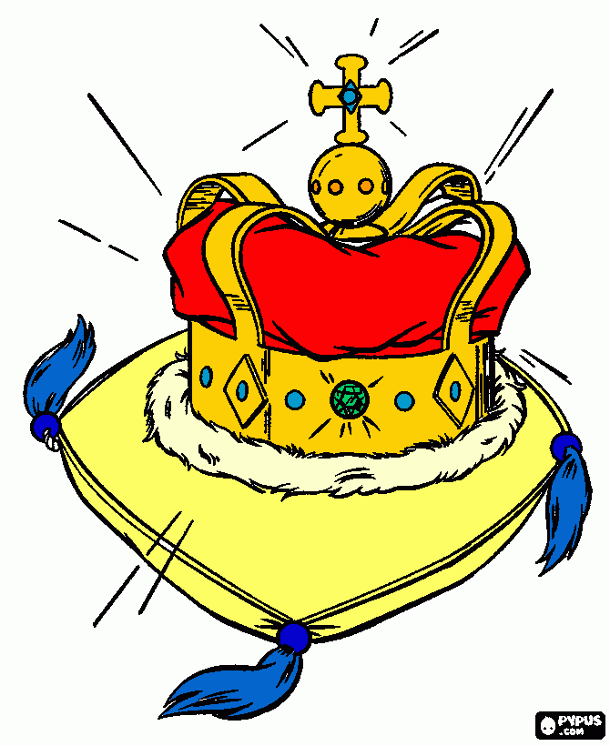 Omalovánka Koruna Eurasie