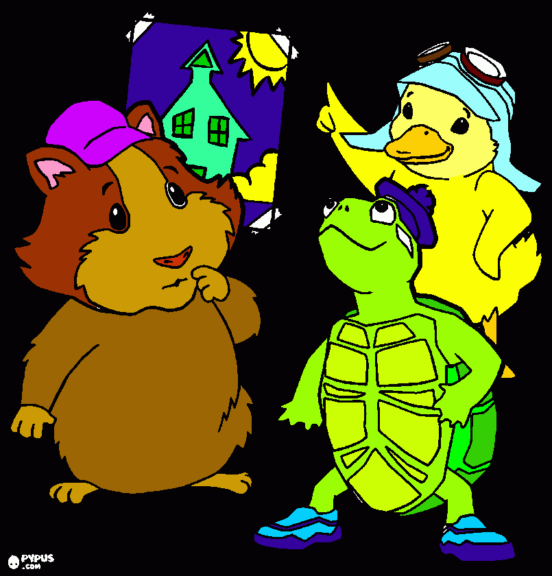 Omalovánka kouzelna zviratka