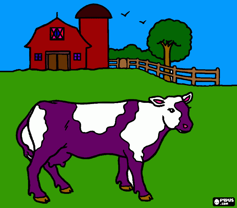 Omalovánka Kravicka Milka