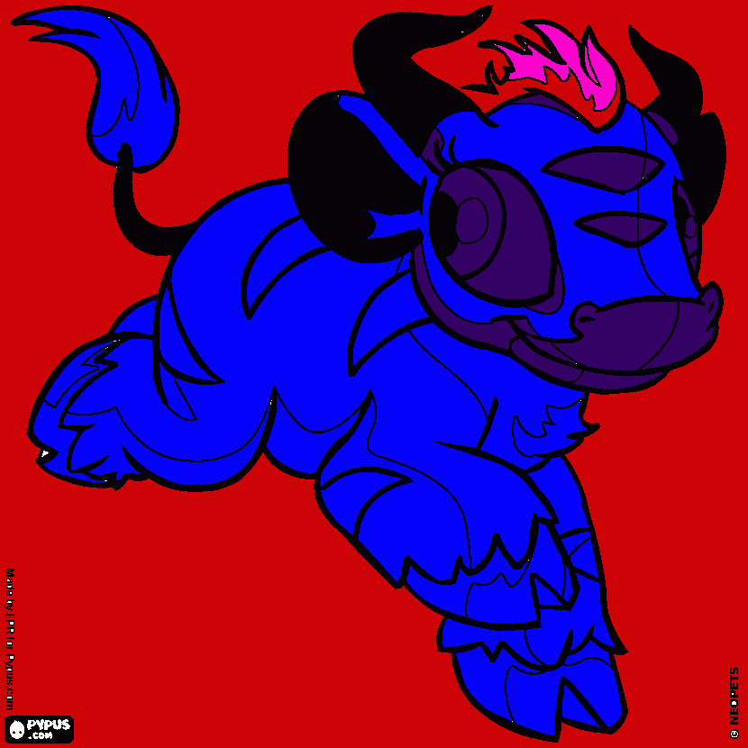 Omalovánka Kravička z knížky science-fiction