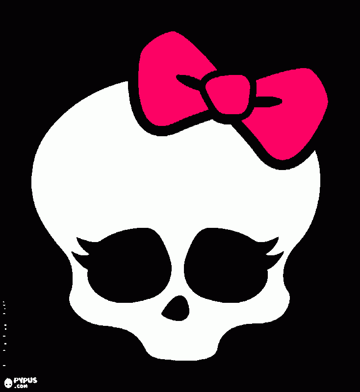 Omalovánka Kresba lebly