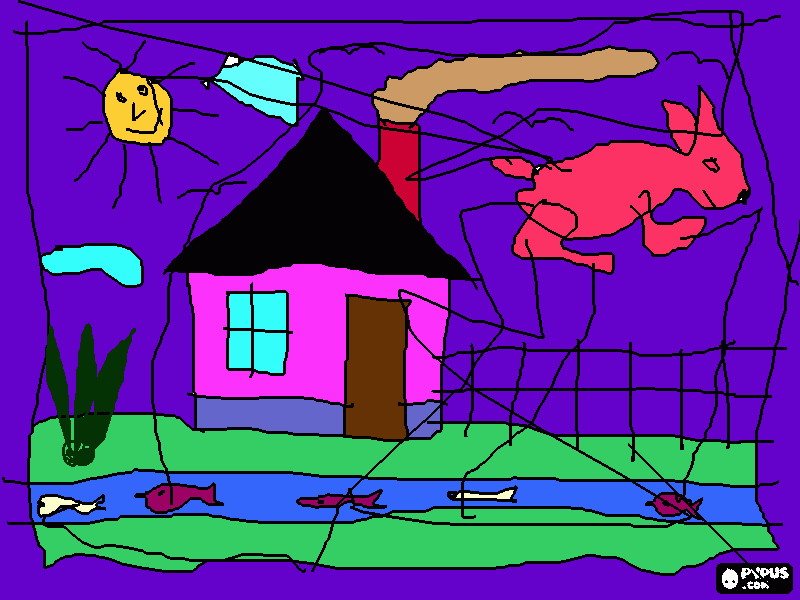 Omalovánka kresbička 3