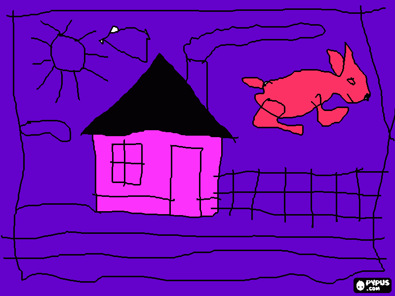 Omalovánka kresbička