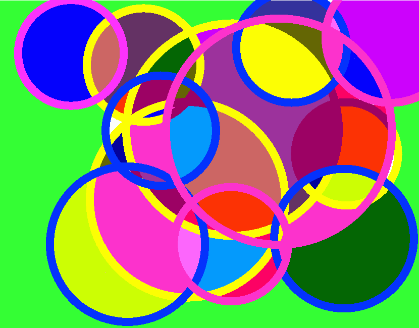 Omalovánka Kruh kruhoví (kruh obecní)