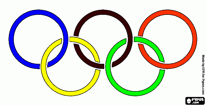 Omalovánka kruhy barevné