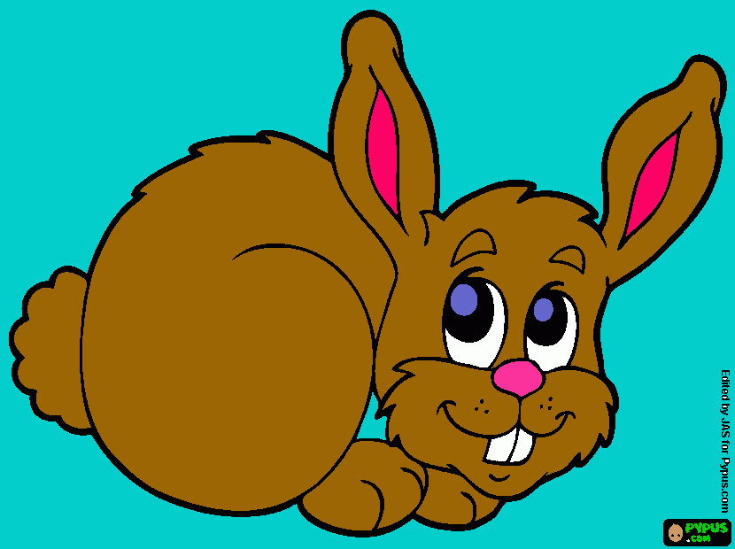 Omalovánka KRÁLIČEK OD SNĚHURKY