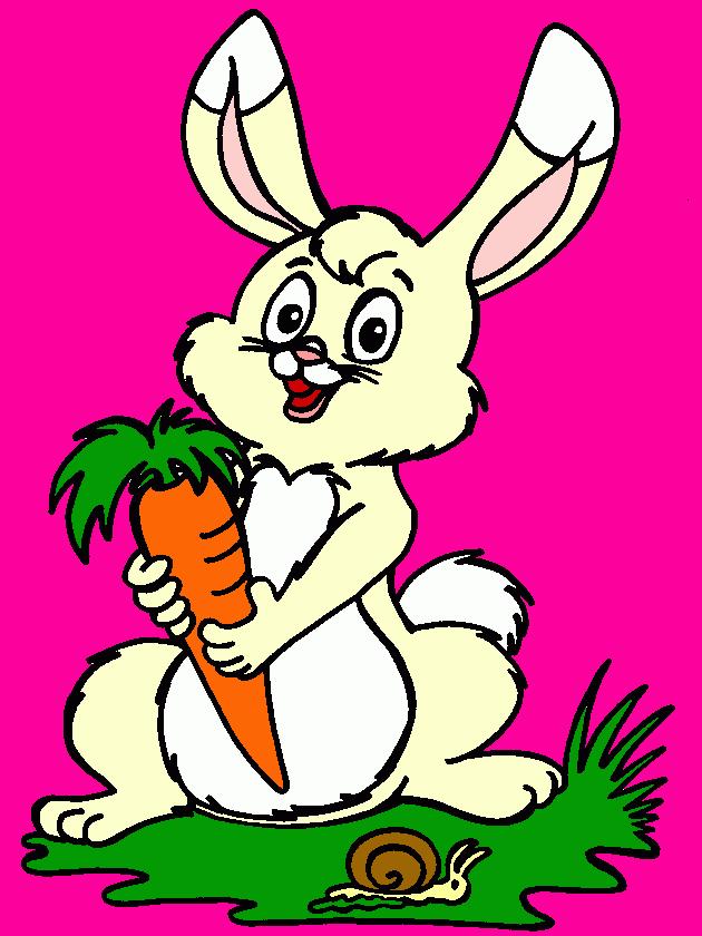 Omalovánka Králík pro štěstí