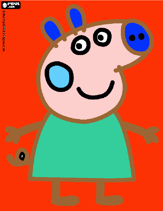 Omalovánka Krásková Peppina