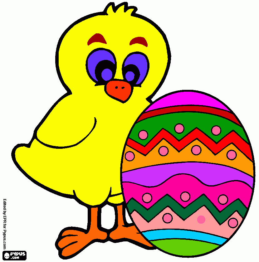 Omalovánka Krásné Velikonoce