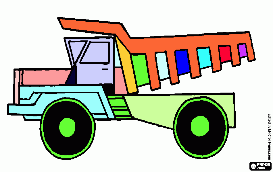 Omalovánka Kubík výkres auta