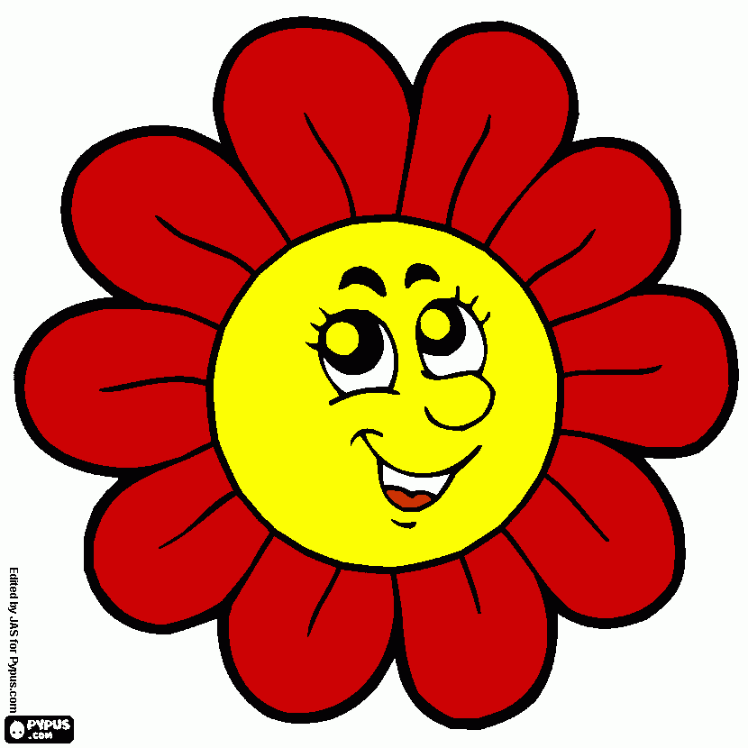 Omalovánka Kvetinka Matusko