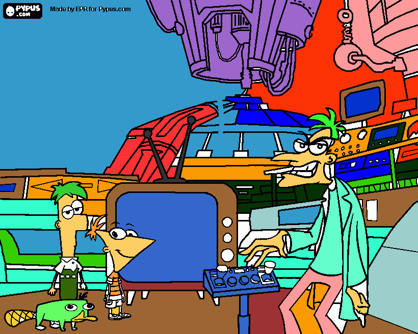 Omalovánka laboratoř