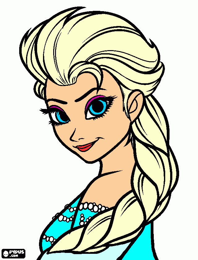 Omalovánka ladove kralovstvo - Elsa