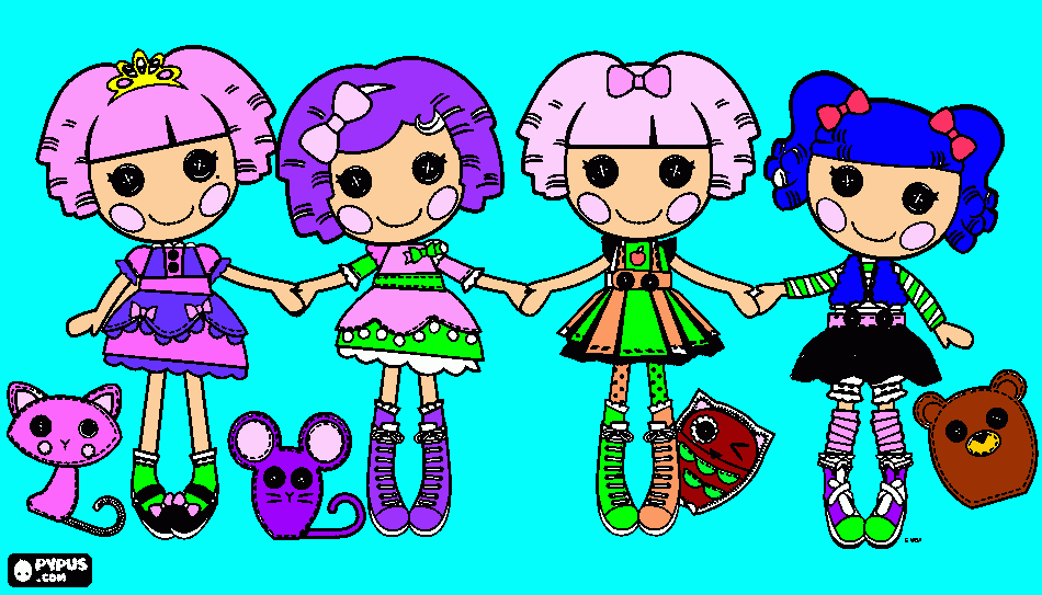 Omalovánka lalaloopsy