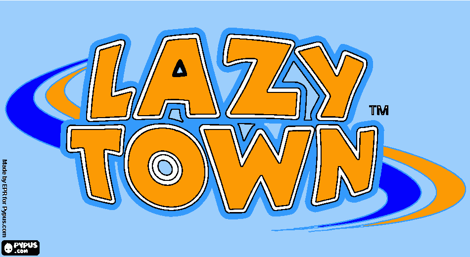 Omalovánka lazy tawn