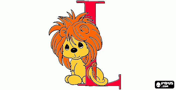 Omalovánka Lea pismena