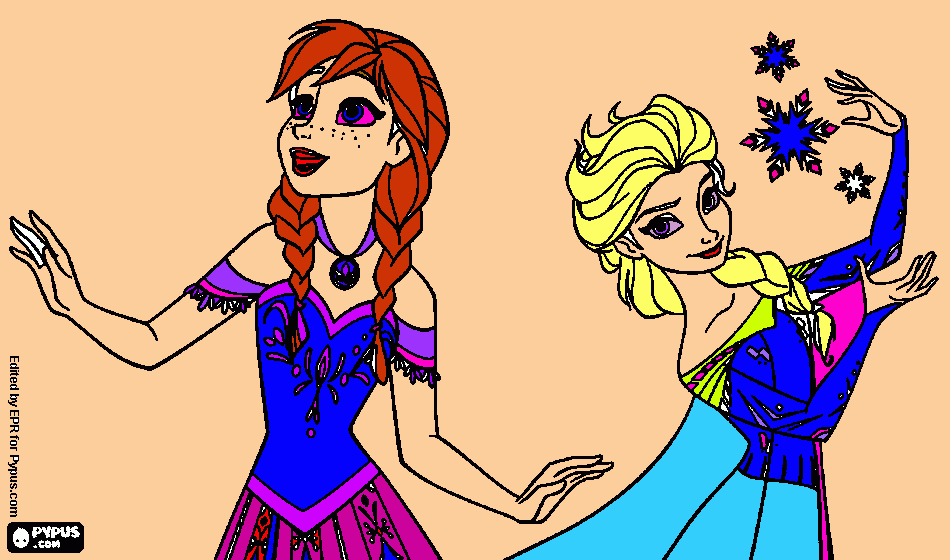 Omalovánka ledové ktrálovství