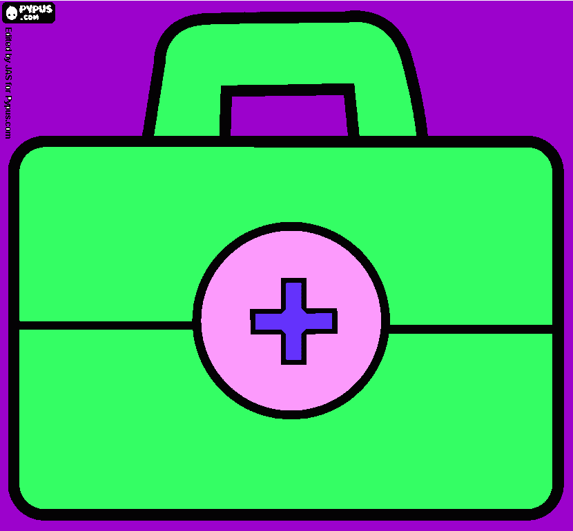 Omalovánka lek. kufrik