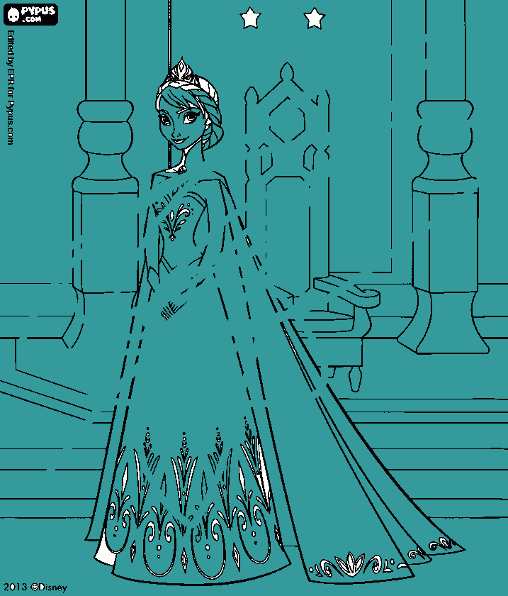 Omalovánka Lila elza portia