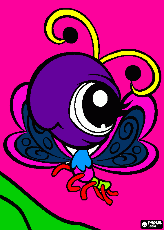 Omalovánka lili pečop