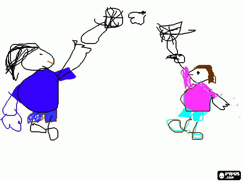 Omalovánka linda a tatka 