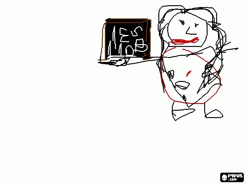 Omalovánka linda bude učit děti ve škole:-)