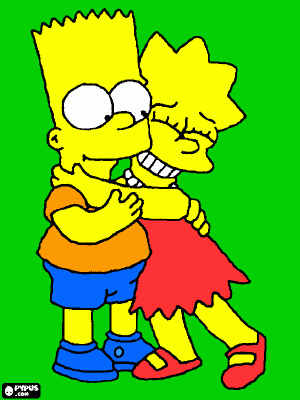 Omalovánka lisa a bert