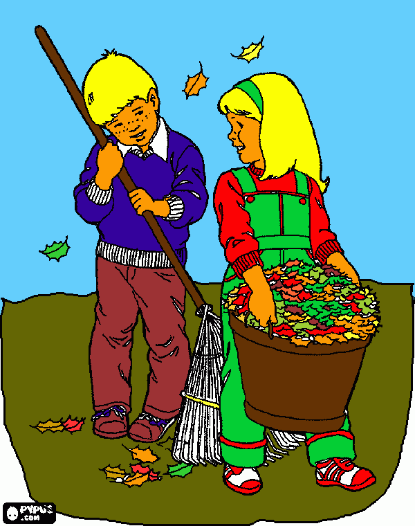 Omalovánka listopad