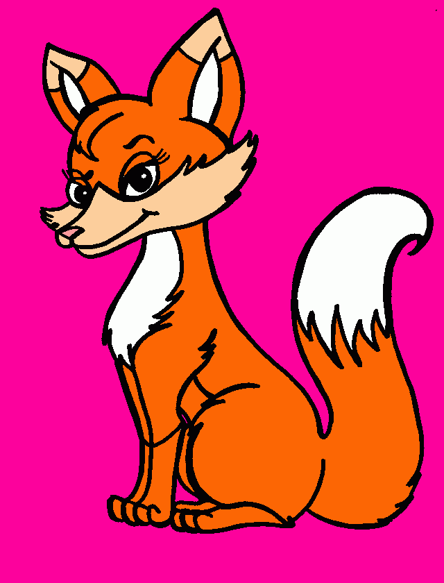 Omalovánka Liška pro štěstí