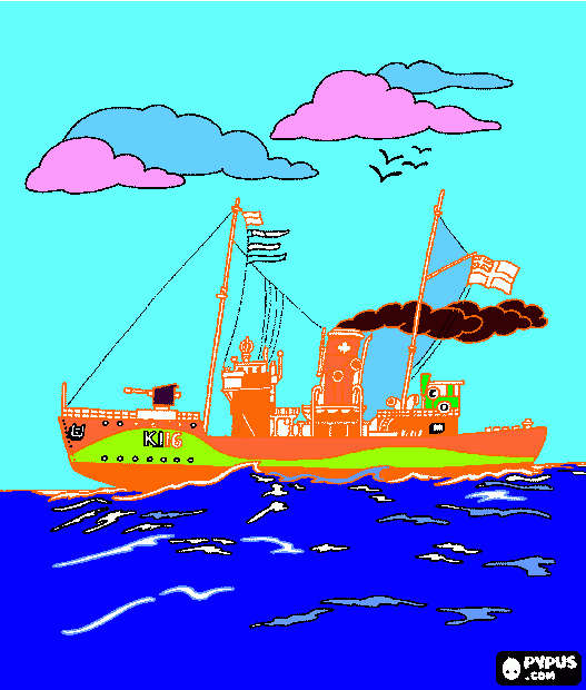 Omalovánka Lodička pro mamičku