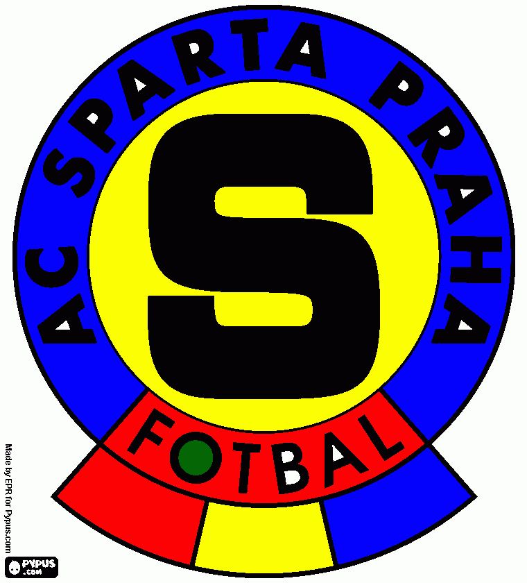 Omalovánka logo AC Sparta Praha