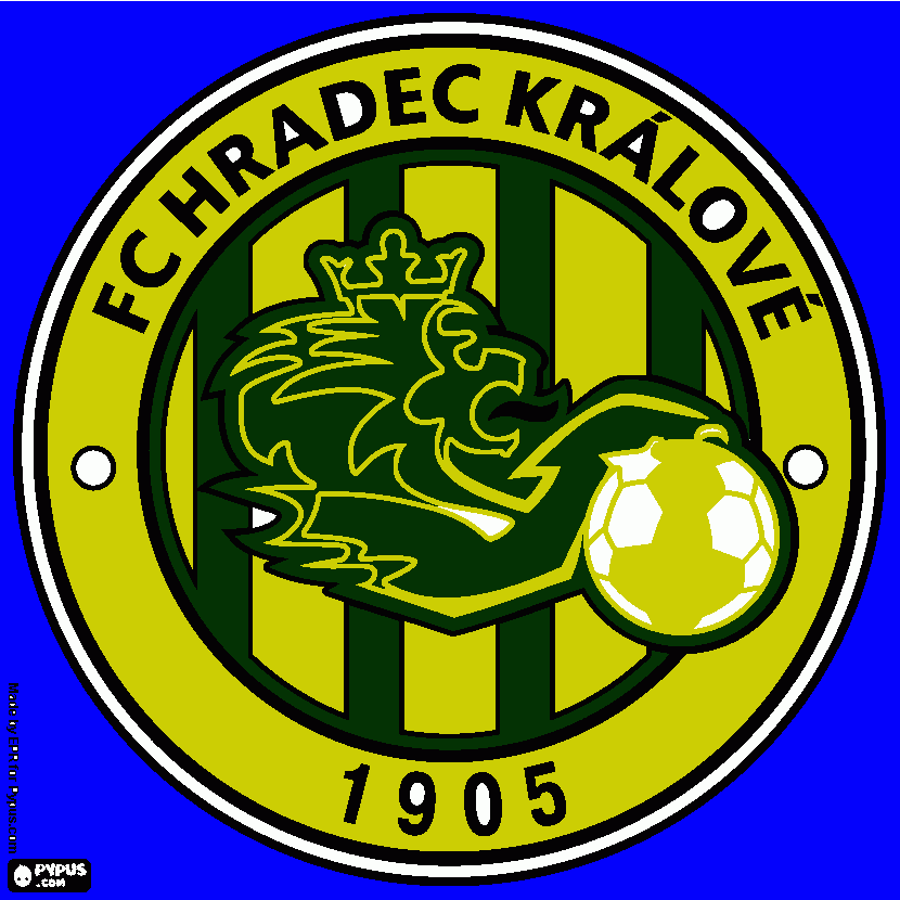 Omalovánka logo FC Hradec Kralove