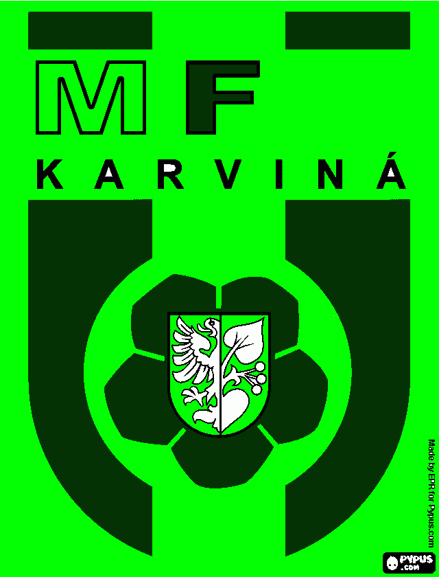 Omalovánka logo MF Karvina