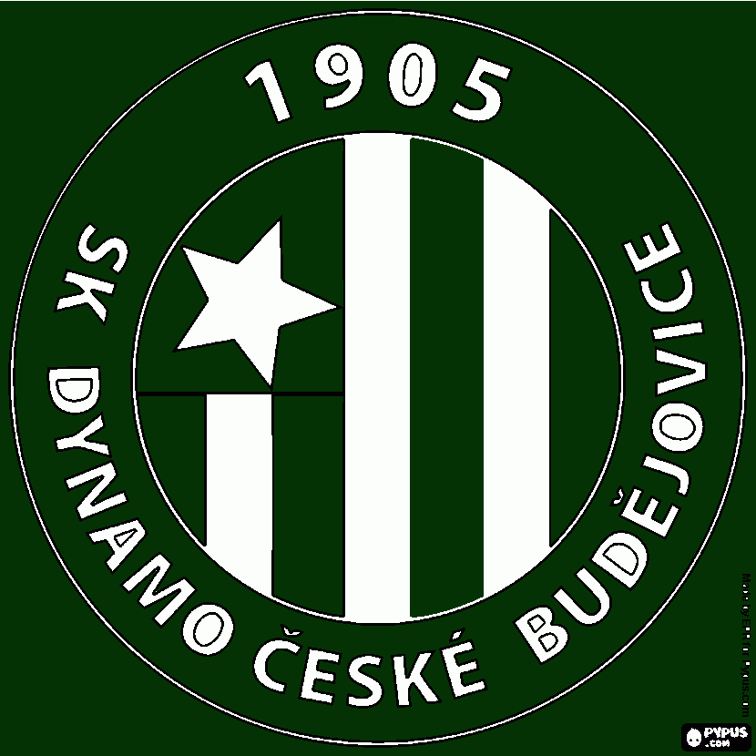 Omalovánka logo SK Dynamo Ceske Budejovice