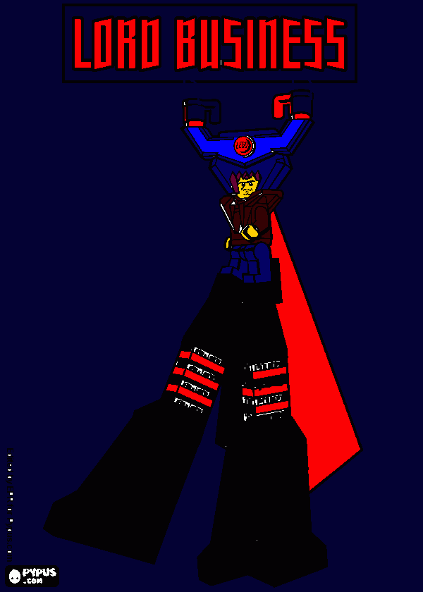 Omalovánka lord business