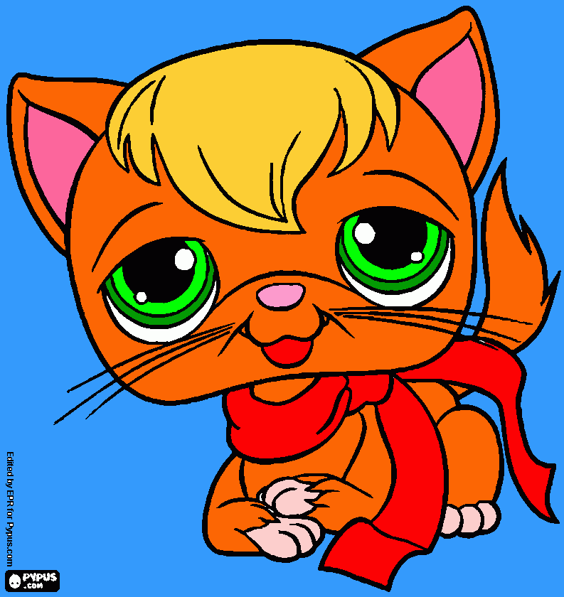 Omalovánka LPS KOČIČKA