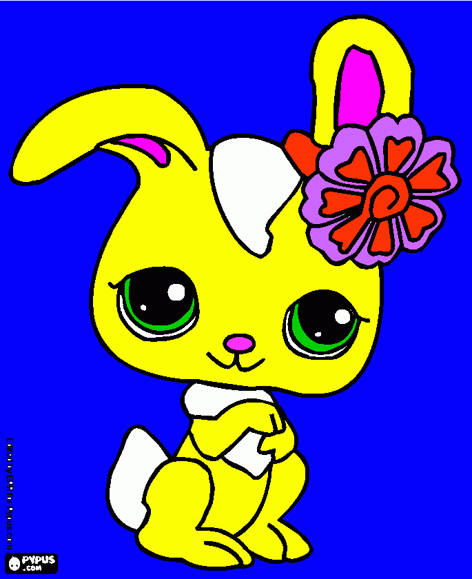 Omalovánka LPS kralicek Hopsalek