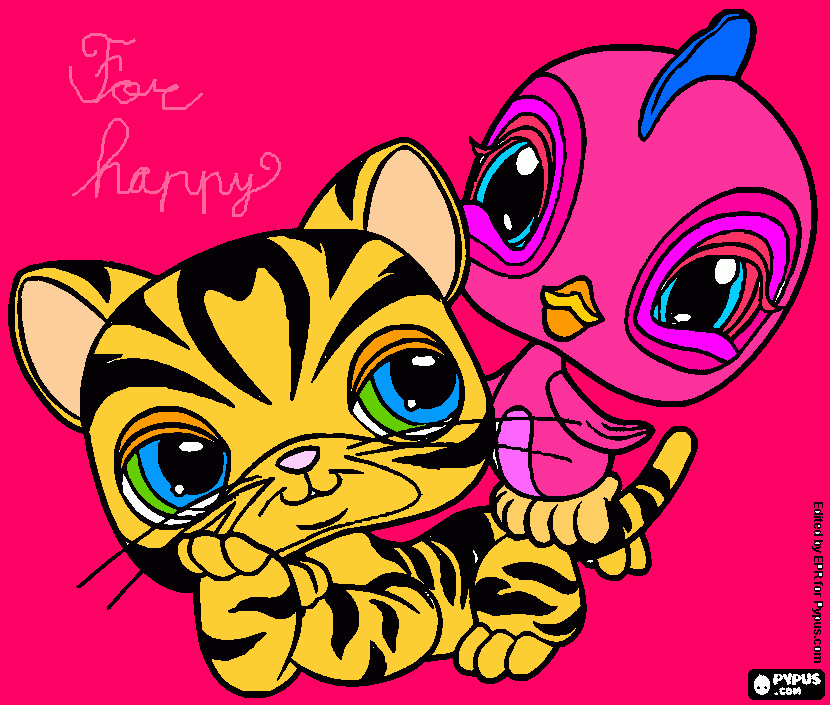 Omalovánka LPS obrázek pro štěstí