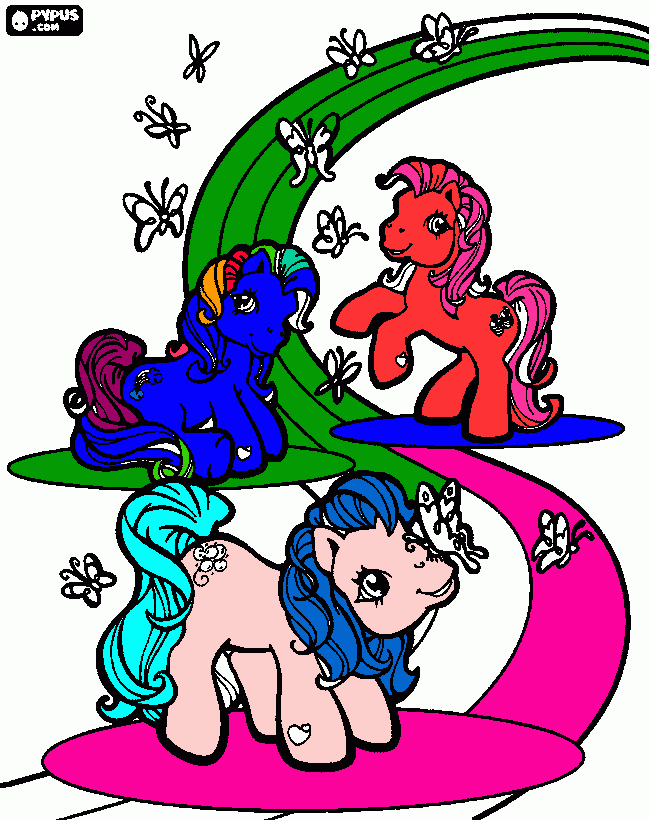 Omalovánka malito poni