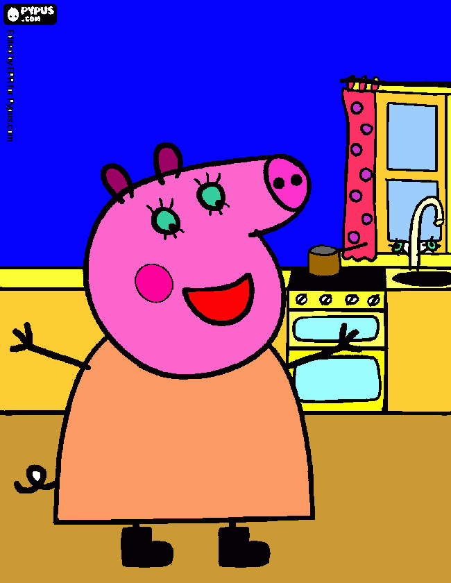 Omalovánka Maminka Pašíková