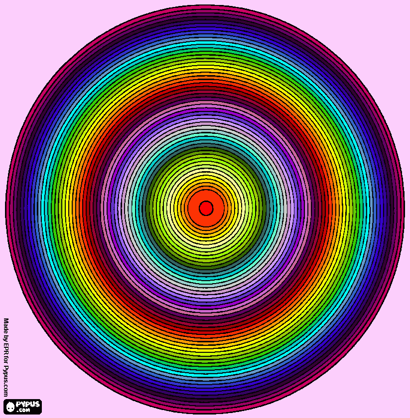 Omalovánka mandala 4b