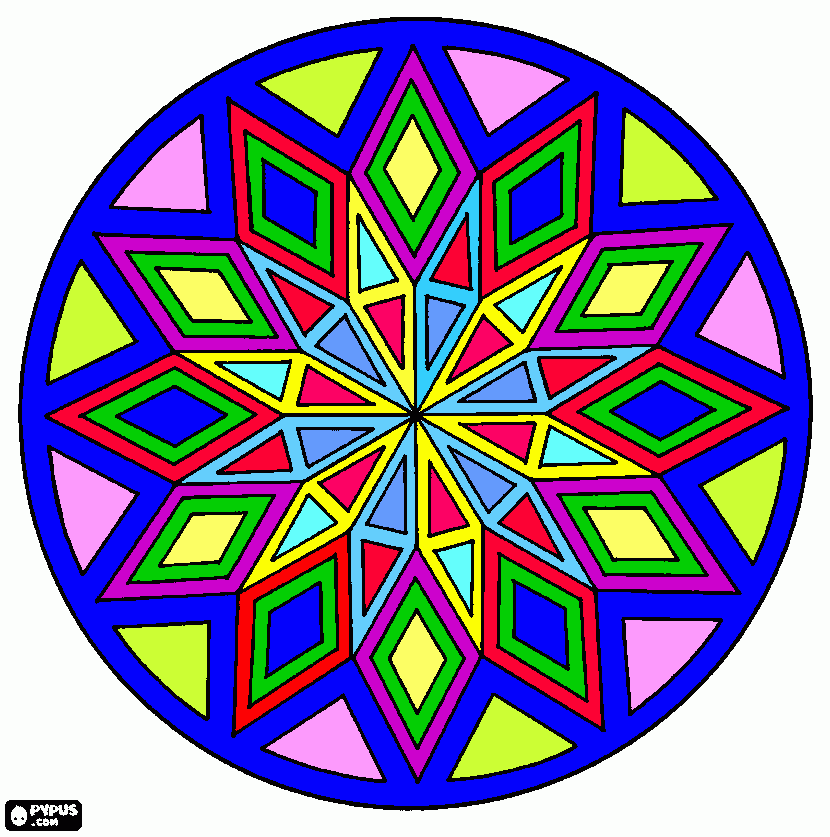 Omalovánka Mandala bohatství