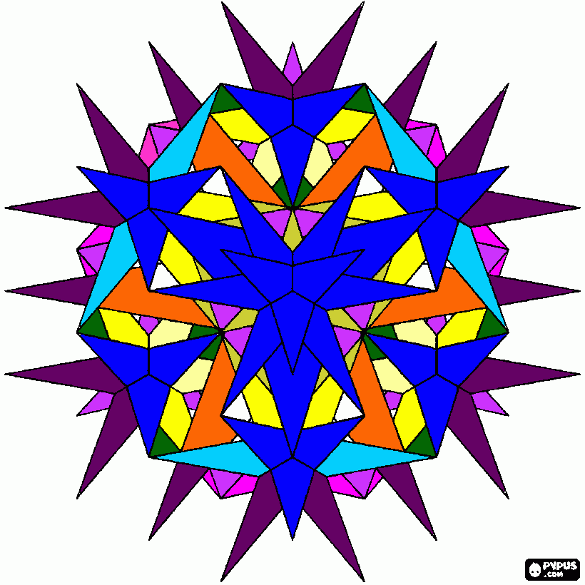 Omalovánka Mandala pro Míšu