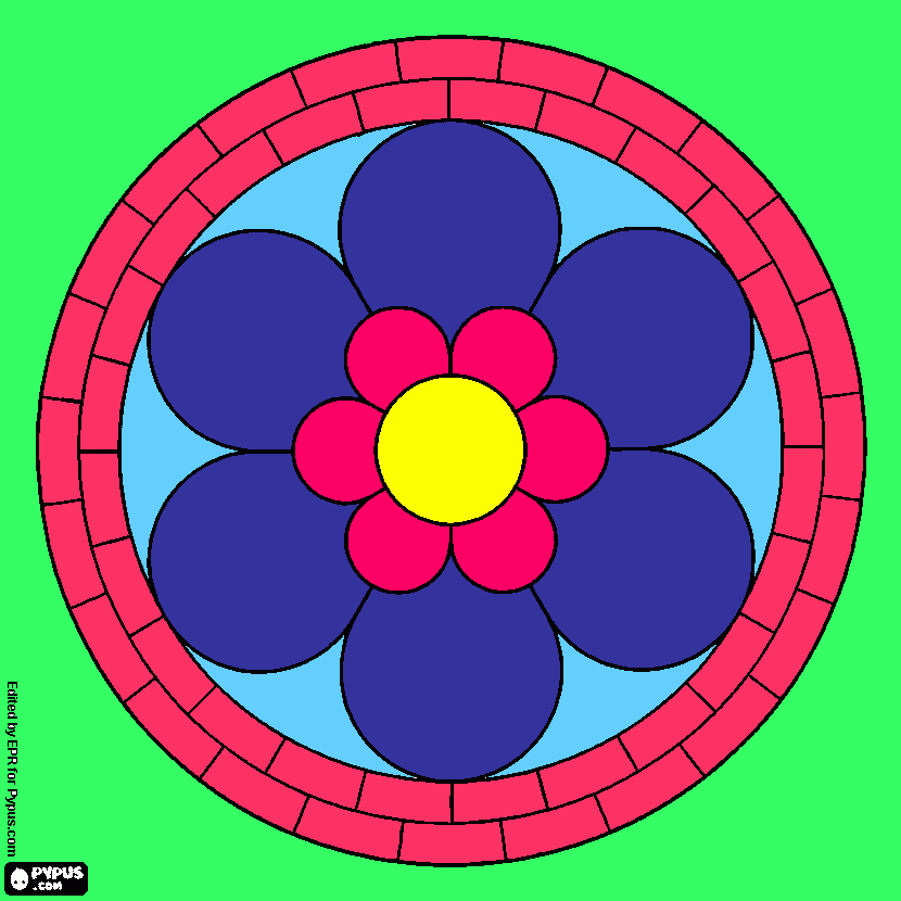 Omalovánka mandala pro tatínka