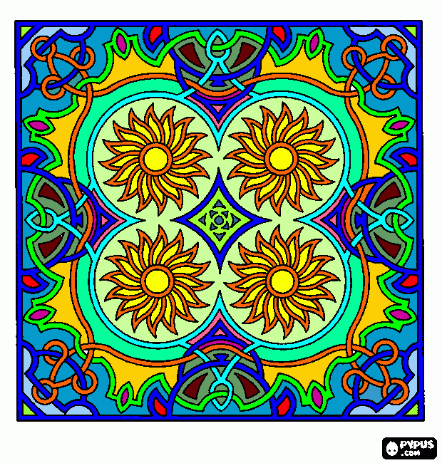 Omalovánka MANDALA UZDRAVENÍ