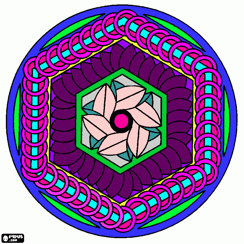 Omalovánka mandala2005