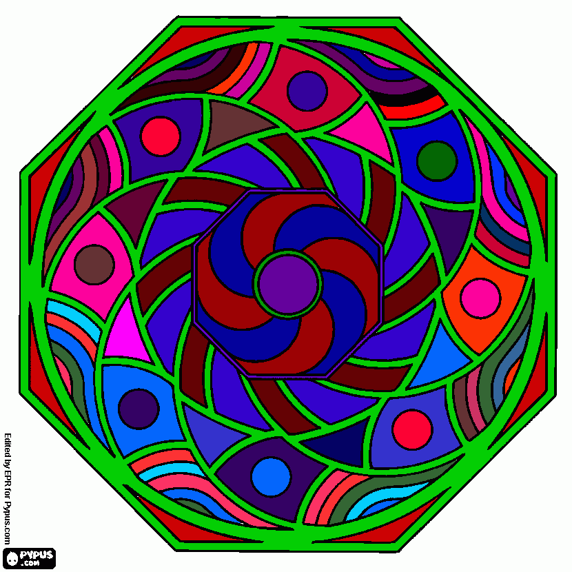 Omalovánka Mandalyna