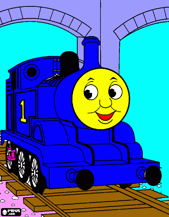 Omalovánka Masinka Tomas