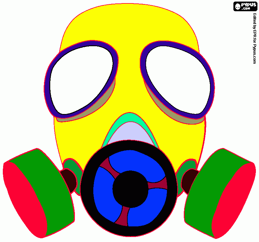 Omalovánka Maska Kiki